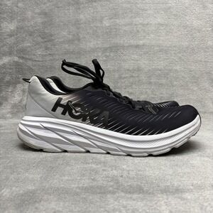 Hoka Black and White Athletic Shoes